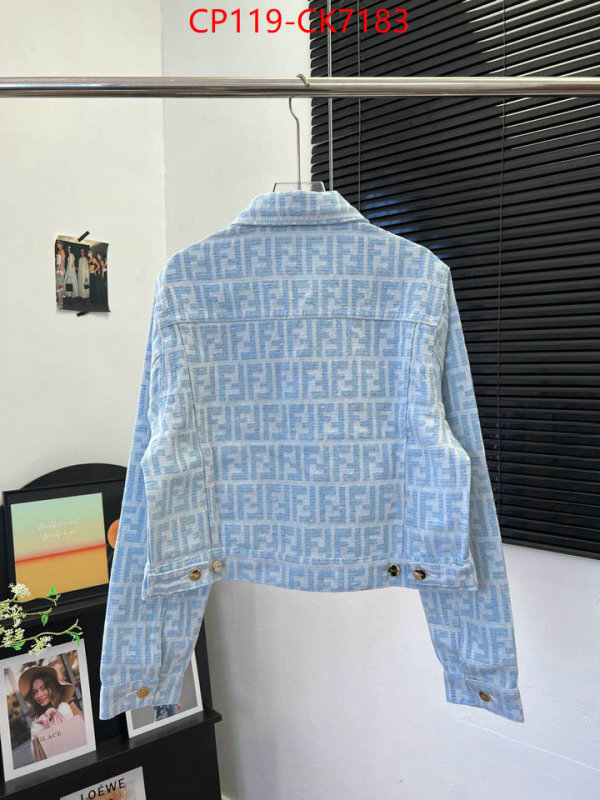Clothing-Fendi replica aaaaa+ designer ID: CK7183 $: 119USD