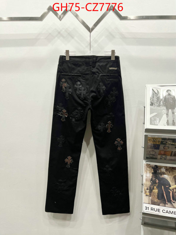 Clothing-Chrome Hearts replica aaaaa+ designer ID: CZ7776 $: 75USD