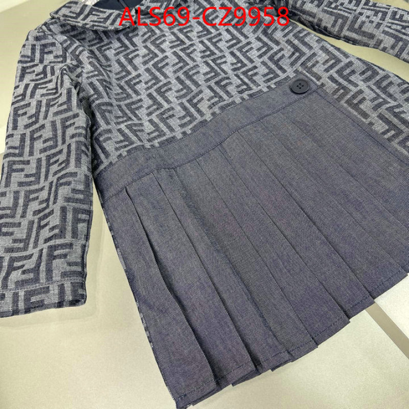 Kids clothing-Fendi where can i buy the best 1:1 original ID: CZ9958 $: 69USD