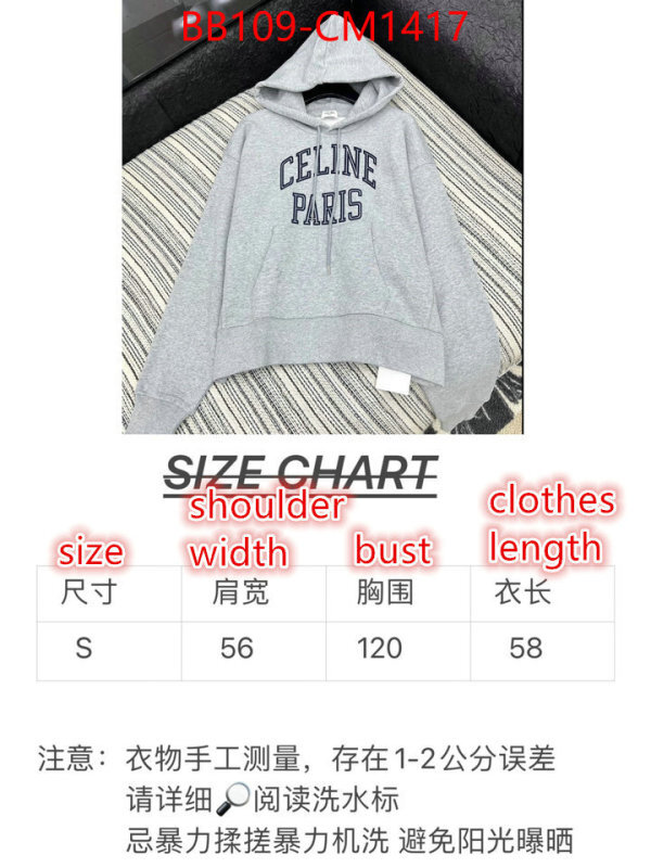 Clothing-Celine the best quality replica ID: CM1417 $: 109USD