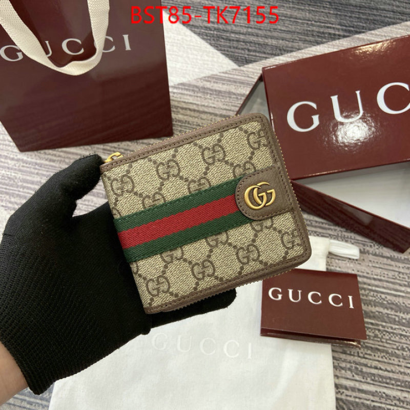 Gucci Bags(TOP)-Wallet- high quality perfect ID: TK7155 $: 85USD,