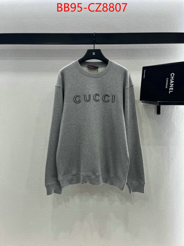 Clothing-Gucci what is a counter quality ID: CZ8807 $: 95USD