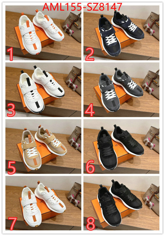Men Shoes-Hermes ID: SZ8147 $: 155USD