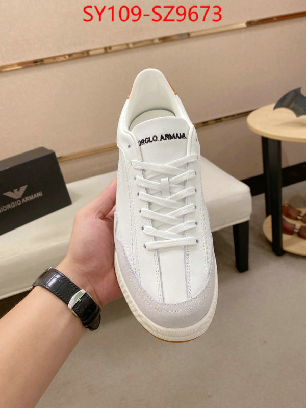 Men shoes-Armani top perfect fake ID: SZ9673 $: 109USD