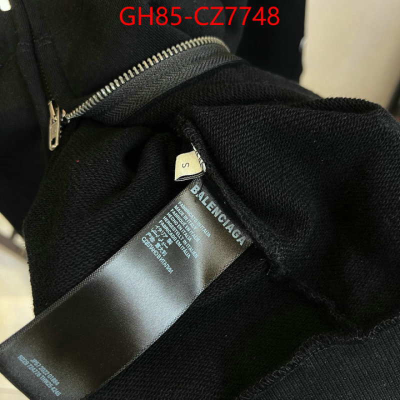 Clothing-Balenciaga top 1:1 replica ID: CZ7748 $: 85USD