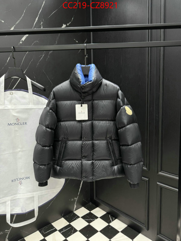 Down jacket Men-Moncler high quality ID: CZ8921 $: 219USD