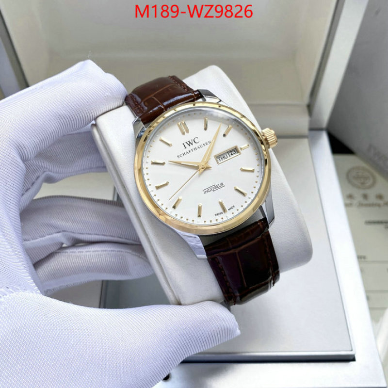 Watch(4A)-IWC website to buy replica ID: WZ9826 $: 189USD