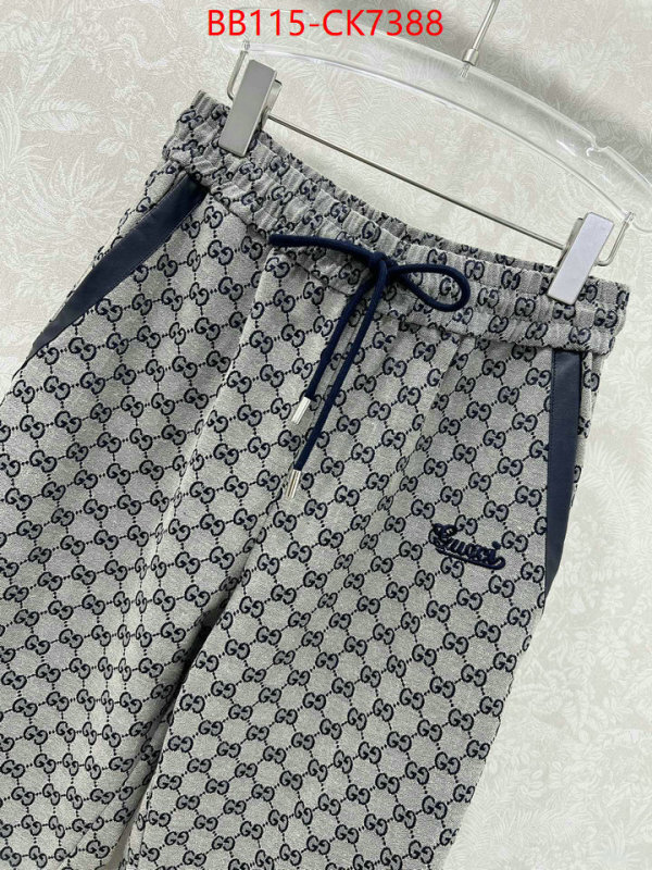 Clothing-Gucci replica wholesale ID: CK7388 $: 115USD