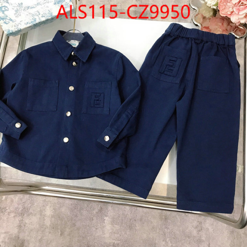Kids clothing-Fendi where should i buy replica ID: CZ9950 $: 115USD
