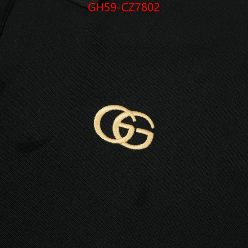 Clothing-Gucci sell high quality ID: CZ7802 $: 59USD