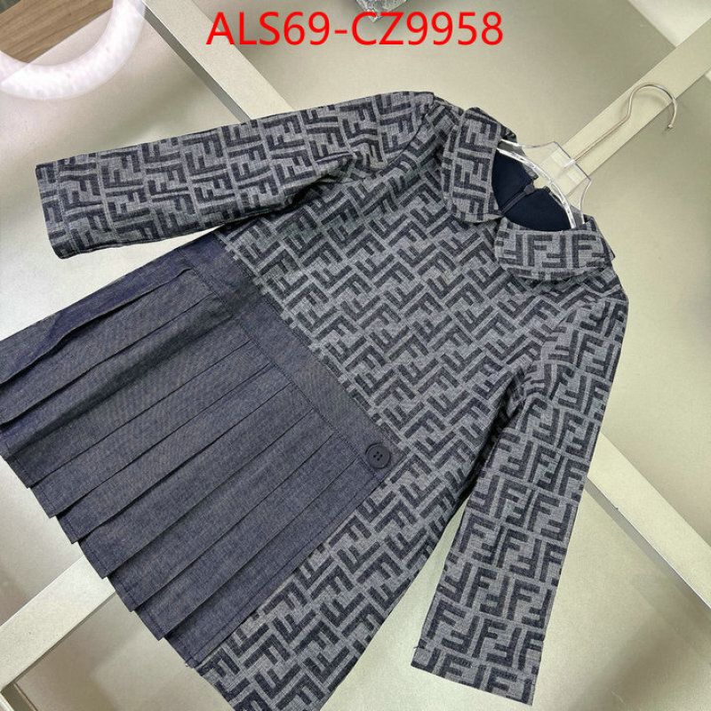 Kids clothing-Fendi where can i buy the best 1:1 original ID: CZ9958 $: 69USD