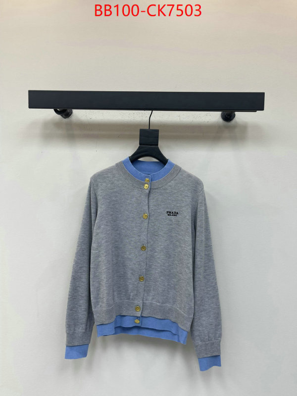 Clothing-Prada customize best quality replica ID: CK7503 $: 100USD