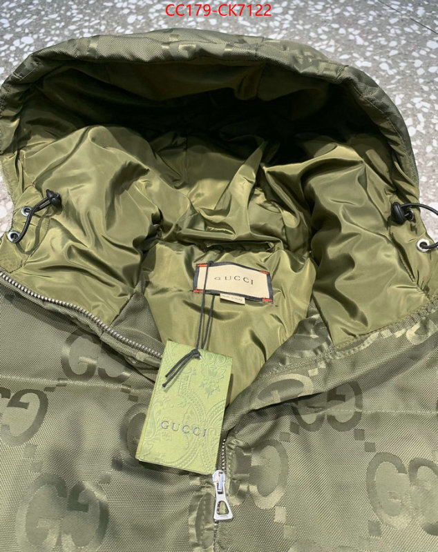 Down jacket Men-Gucci high-end designer ID: CK7122 $: 179USD