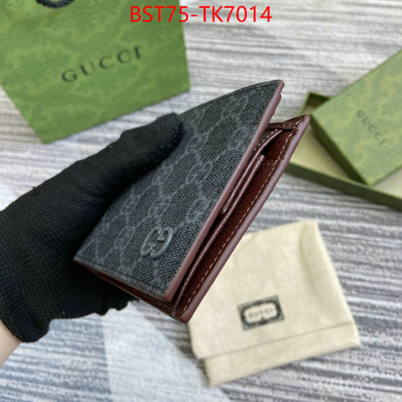 Gucci Bags(TOP)-Wallet- 2024 replica wholesale cheap sales online ID: TK7014 $: 75USD,