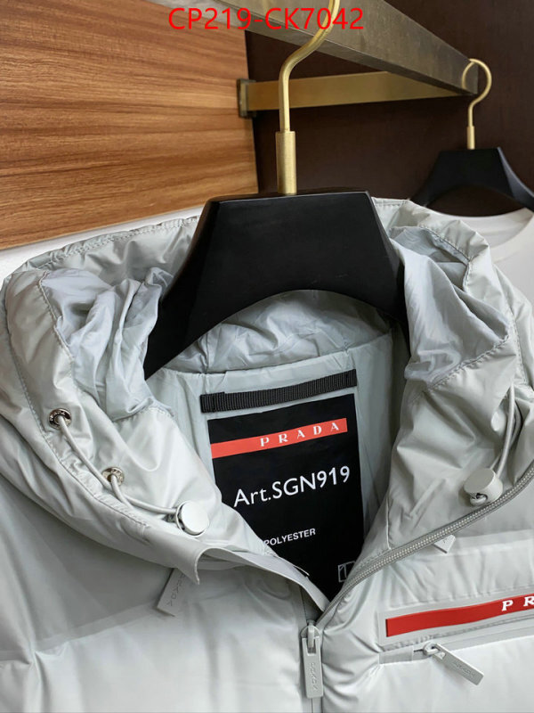 Down jacket Women-Prada most desired ID: CK7042 $: 219USD