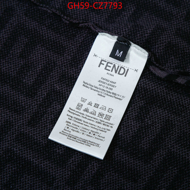 Clothing-Fendi where to buy high quality ID: CZ7793 $: 59USD