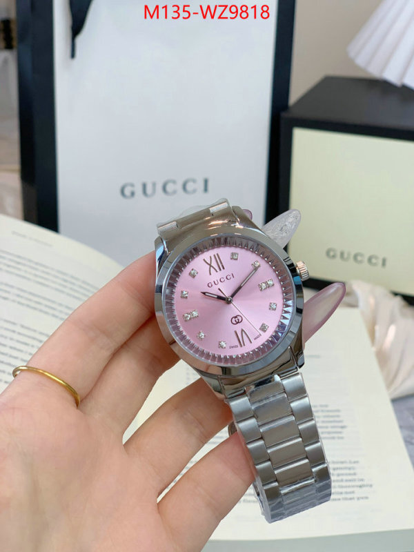Watch(4A)-Gucci 1:1 ID: WZ9818 $: 135USD