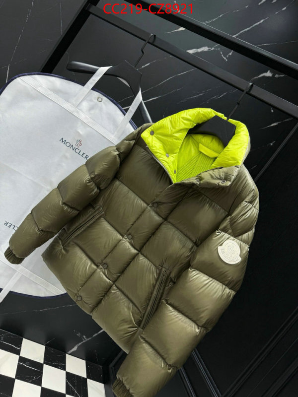 Down jacket Men-Moncler high quality ID: CZ8921 $: 219USD
