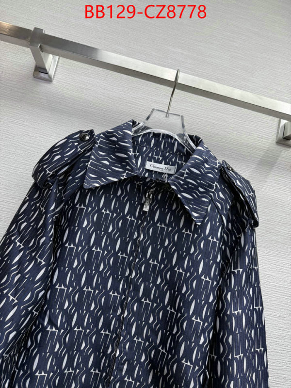 Clothing-Dior high quality customize ID: CZ8778 $: 129USD