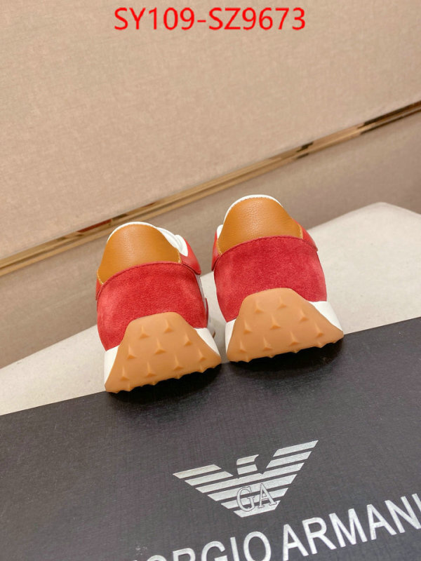 Men shoes-Armani top perfect fake ID: SZ9673 $: 109USD