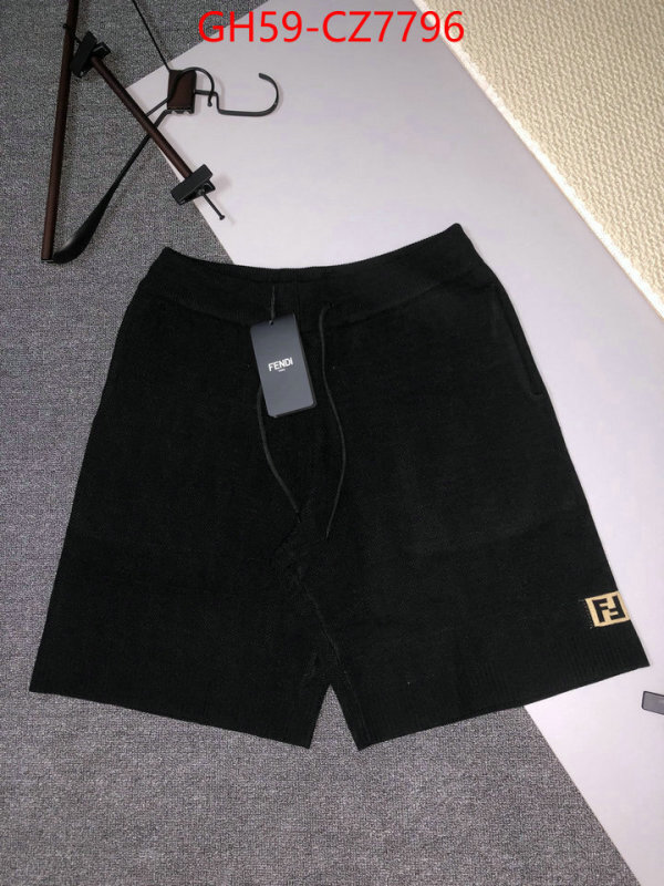 Clothing-Fendi where should i buy replica ID: CZ7796 $: 59USD