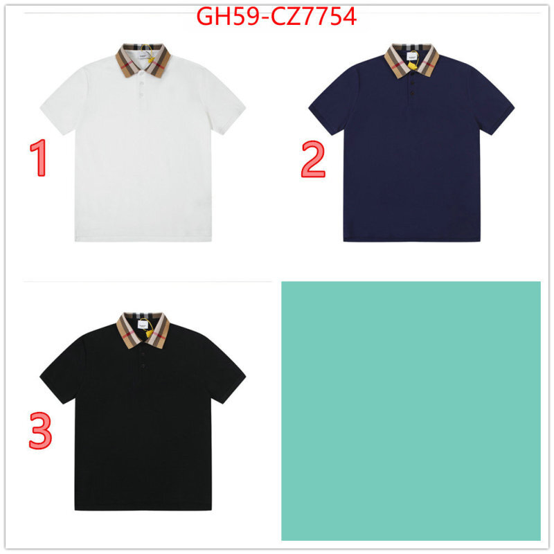 Clothing-Burberry wholesale imitation designer replicas ID: CZ7754 $: 59USD