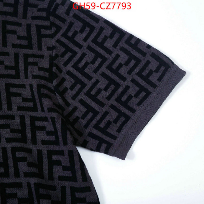 Clothing-Fendi where to buy high quality ID: CZ7793 $: 59USD