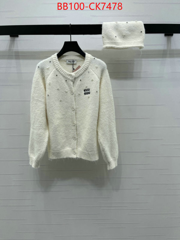 Clothing-MIU MIU aaaaa class replica ID: CK7478 $: 100USD