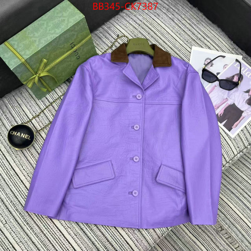 Clothing-Gucci buying replica ID: CK7387 $: 345USD