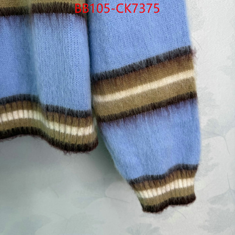Clothing-Dior high quality ID: CK7375 $: 105USD