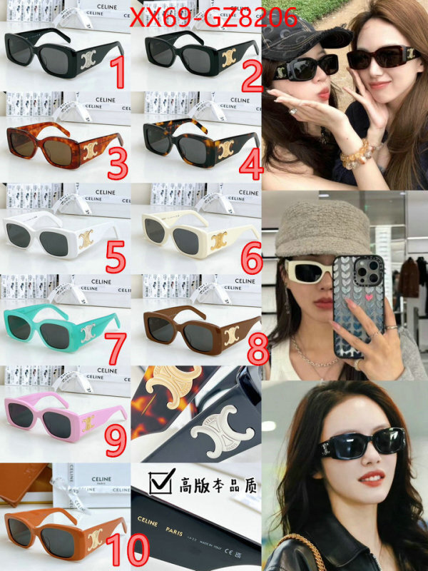 Glasses-CELINE where can i find ID: GZ8206 $: 69USD