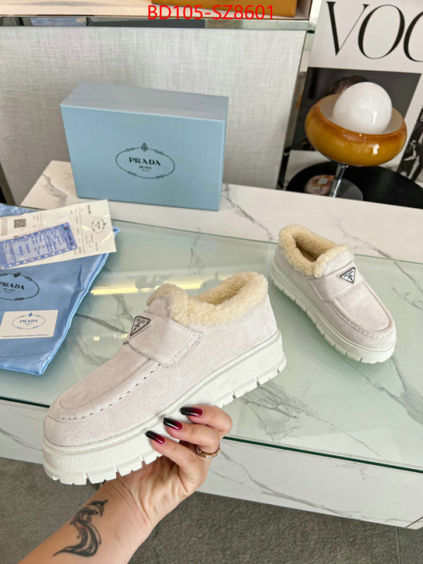 Women Shoes-Prada 1:1 replica wholesale ID: SZ8601 $: 105USD