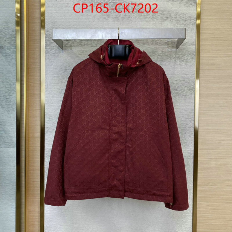 Clothing-Gucci what best replica sellers ID: CK7202 $: 165USD