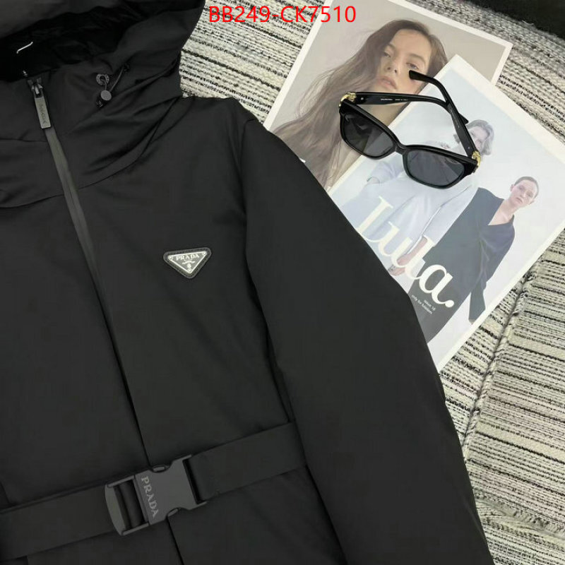 Down jacket Women-Prada fake aaaaa ID: CK7510 $: 249USD