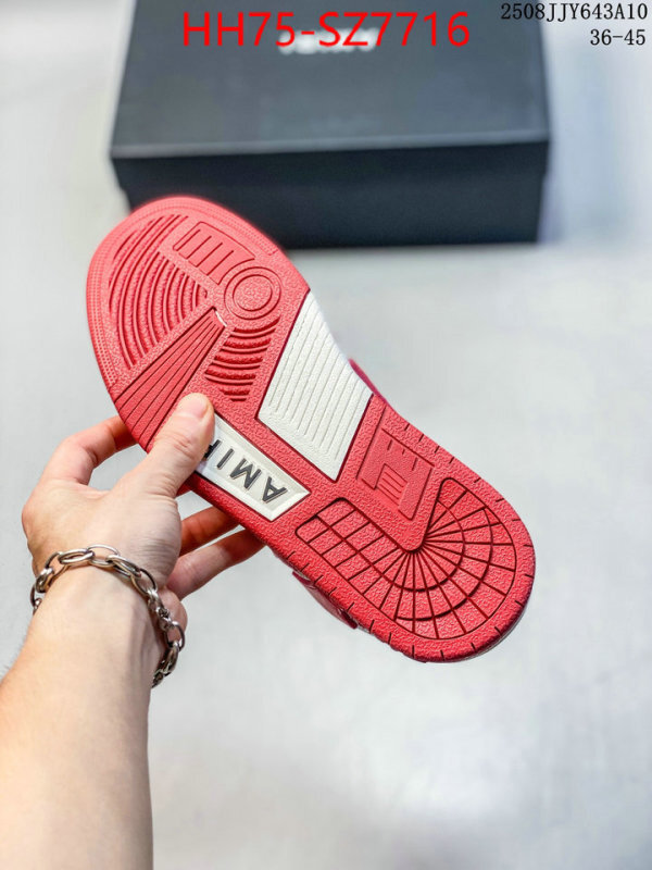 Men Shoes-AMIRI wholesale ID: SZ7716 $: 75USD