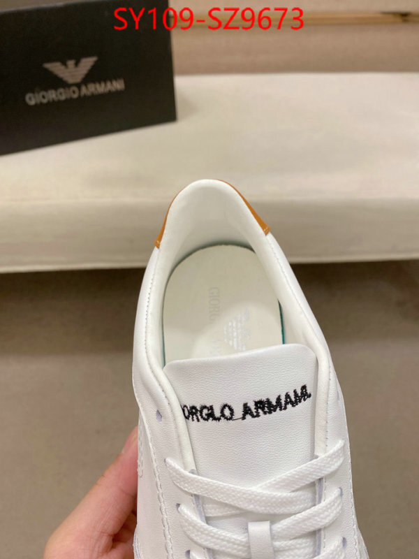 Men shoes-Armani top perfect fake ID: SZ9673 $: 109USD