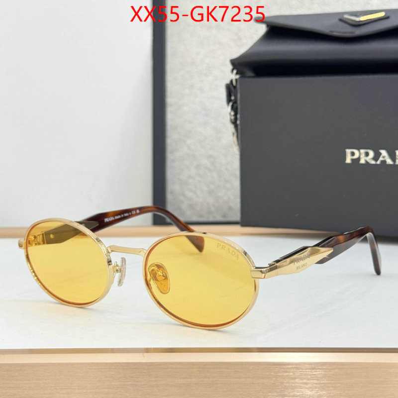 Glasses-Prada 2024 replica wholesale cheap sales online ID: GK7235 $: 55USD