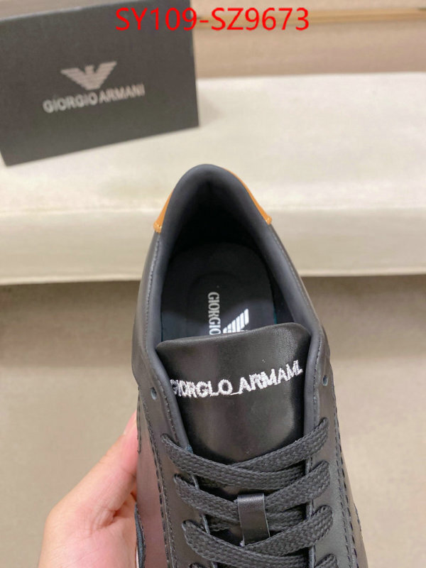 Men shoes-Armani top perfect fake ID: SZ9673 $: 109USD