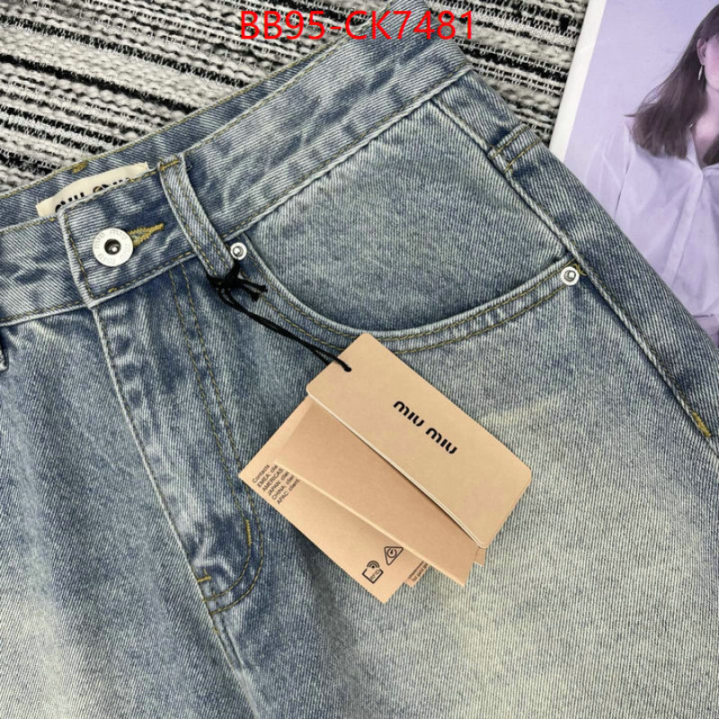 Clothing-MIU MIU where can you buy a replica ID: CK7481 $: 95USD