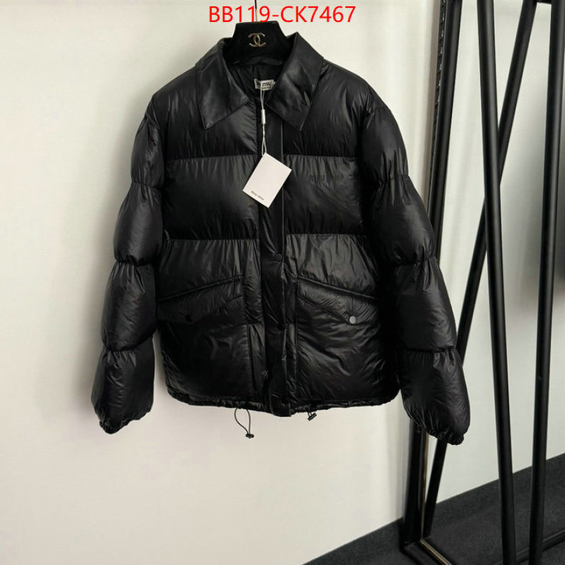 Down jacket Women-Miu Miu buy high quality cheap hot replica ID: CK7467 $: 119USD