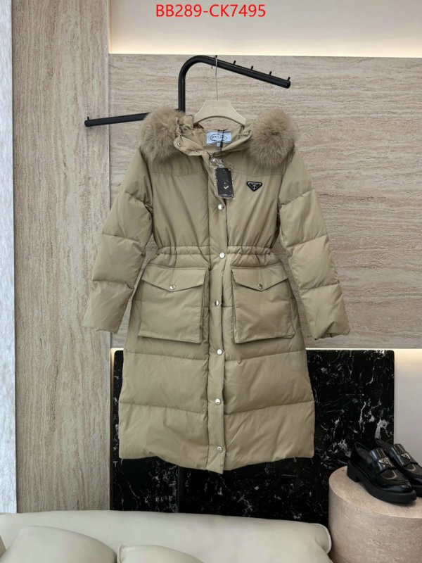 Down jacket Women-Prada how to find replica shop ID: CK7495 $: 289USD