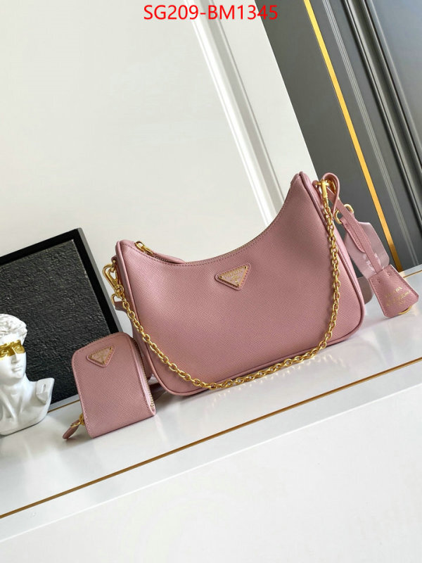 Prada Bags(TOP)-Crossbody- good quality replica ID: BM1345 $: 209USD,