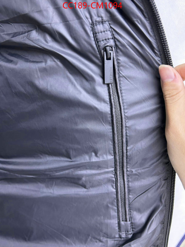 Down jacket Men-Moncler replica wholesale ID: CM1094 $: 189USD
