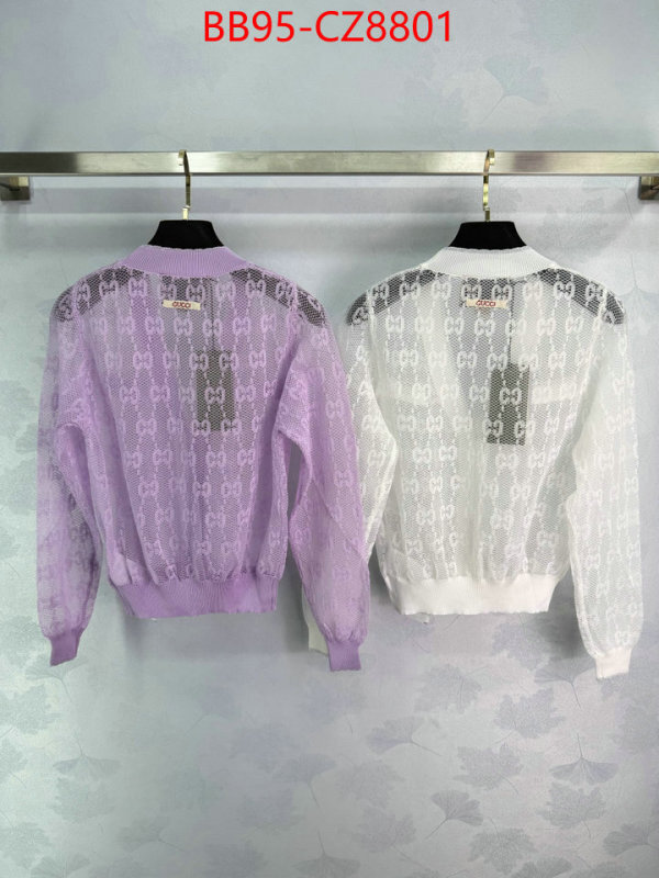 Clothing-Gucci where to buy the best replica ID: CZ8801 $: 95USD