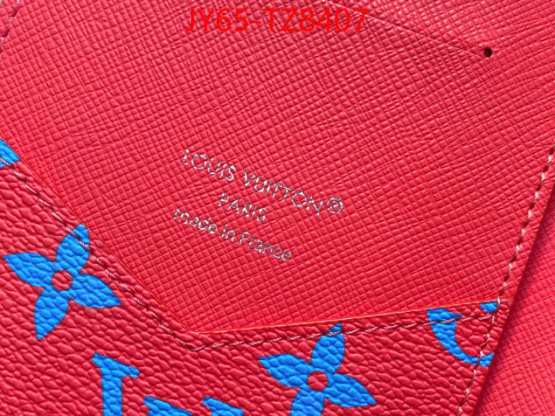 LV Bags(TOP)-Wallet for sale cheap now ID: TZ8407 $: 65USD,