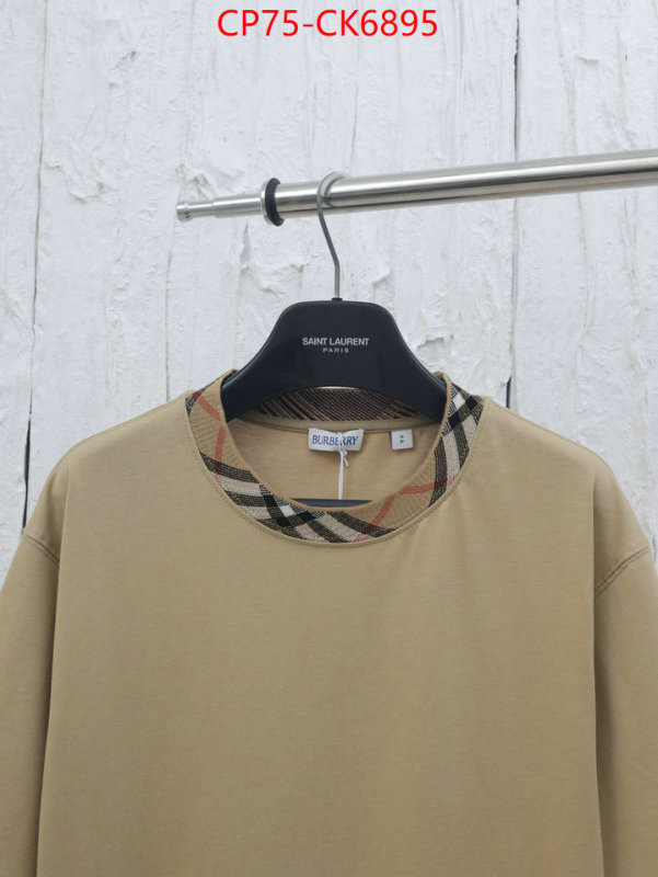 Clothing-Burberry wholesale replica shop ID: CK6895 $: 75USD