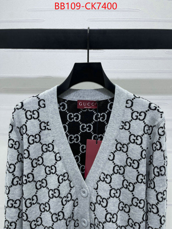Clothing-Gucci flawless ID: CK7400 $: 109USD