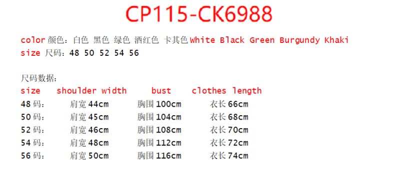 Clothing-Loro Piana ID: CK6988 $: 115USD