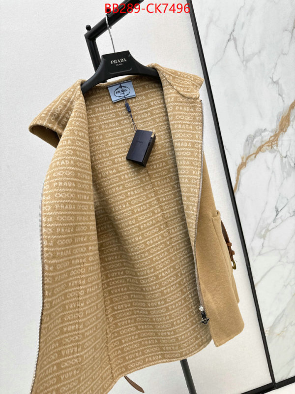 Clothing-Prada perfect quality ID: CK7496 $: 289USD