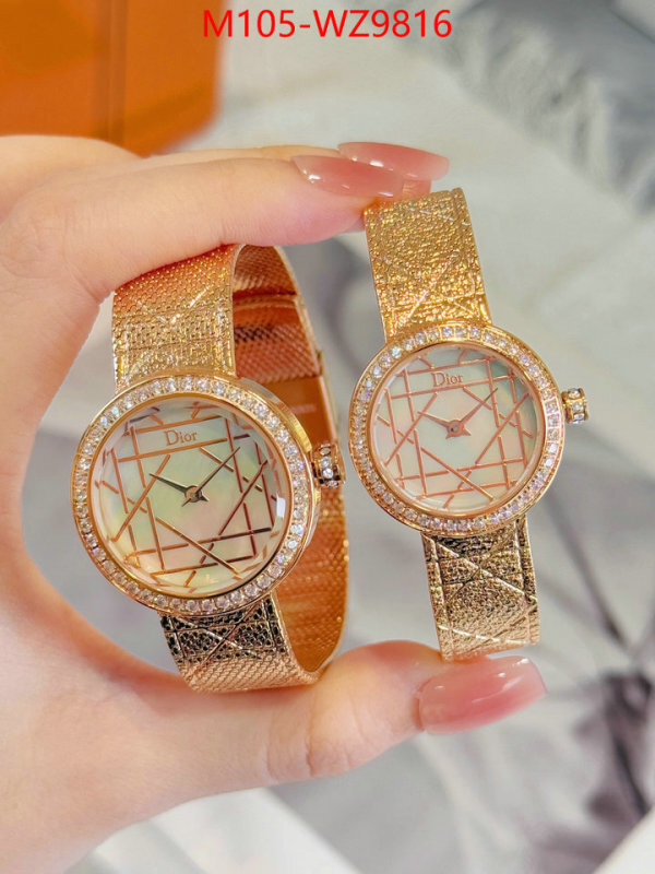 Watch(4A)-Dior buy 1:1 ID: WZ9816 $: 105USD